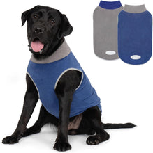 Load image into Gallery viewer, 2 Pack Dog Fleece Sweater Stretchy Sweatshirt with Reflective Stripe Pullover Soft Jacket Pet Clothes Dog Sweaters for Small Dogs Cats Grey & Red