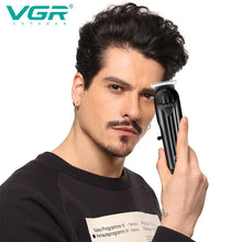 Load image into Gallery viewer, VGR Hair Trimmer Professional Hair Clipper Electric T-Blade Hair Cutting Machine 0mm LED Display Barber Trimmer for Men V-982
